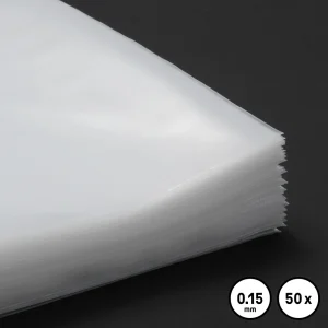 Capa externa para LP de vinil de 12" (0,15 mm) (50 peças)