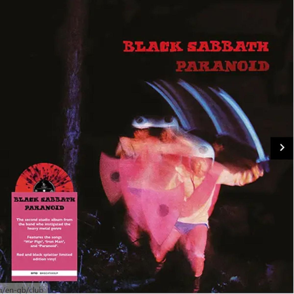 Black Sabbath, Paranoid rsd